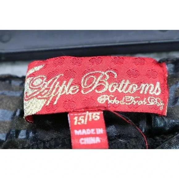 Apple Bottoms Women's Animal Print Pants/Leggings-Size 15-16-Shiny-Stretchy - Picture 4 of 7